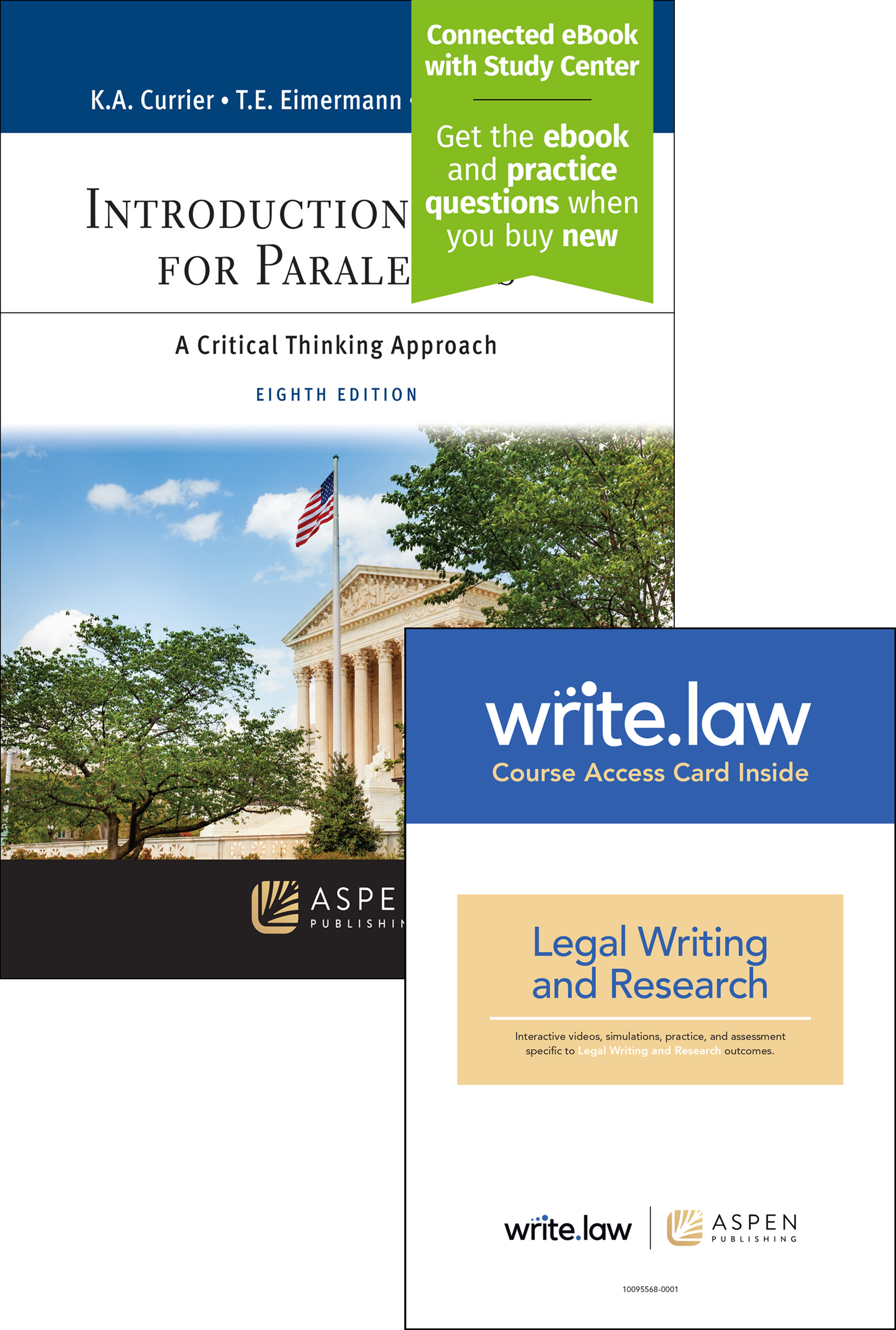 Bundle Introduction to Law for Paralegals A Critical Thinking Approa