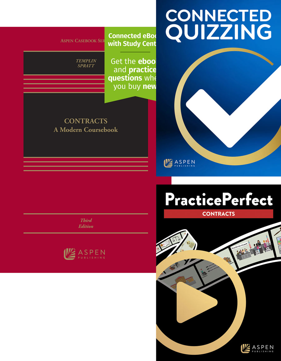 Bundle: Contracts: A Modern Coursebook, Third Edition with Connected Quizzing and PracticePerfect Contracts